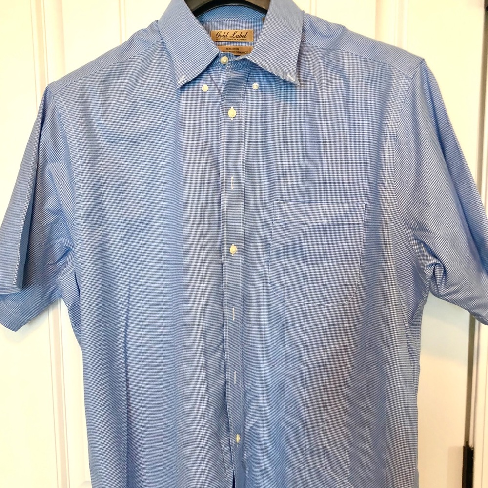 Roundtree & York, blue houndstooth